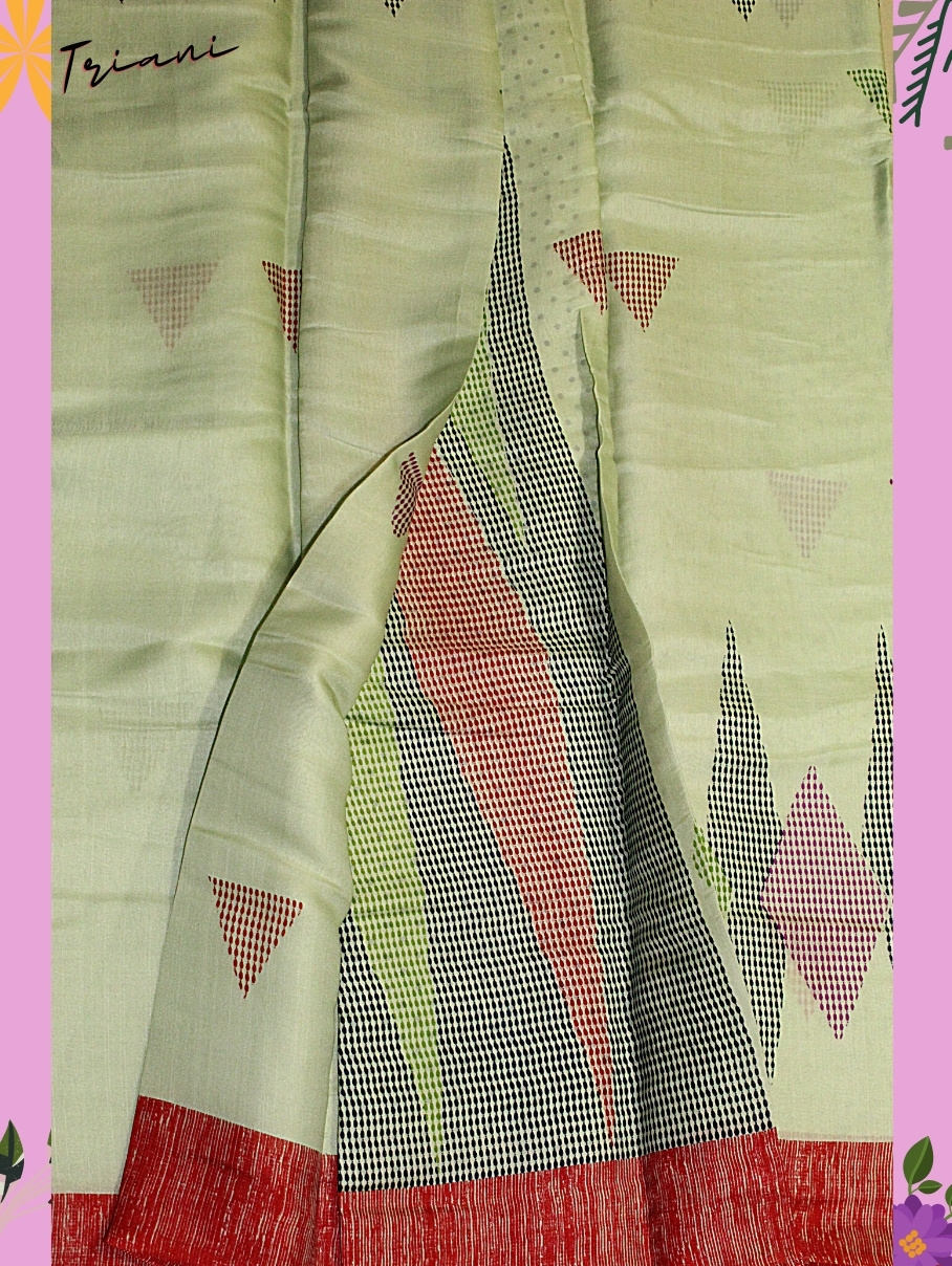 Printed Silk Linen